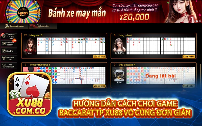 Huong Dan Cach Choi Game Baccarat TP XU88 Vo Cung Don Gian 